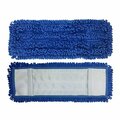 Monarch Brands Mesh Backed Side Pocket Mop, Blue 0, 120PK M880018B-MB-CS